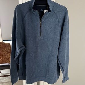 Tommy Bahama Blue Half Zip 2XL